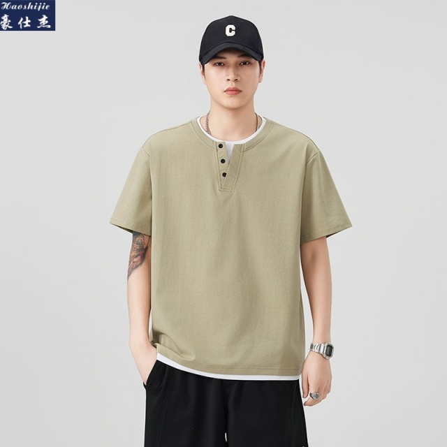 13683486.《简约时尚》夏季新款男士舒适时尚休闲T恤短袖上衣