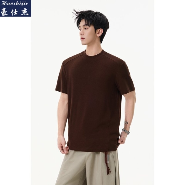 13683488.《潮流百搭》夏季新款男士时尚休闲T恤短袖上衣