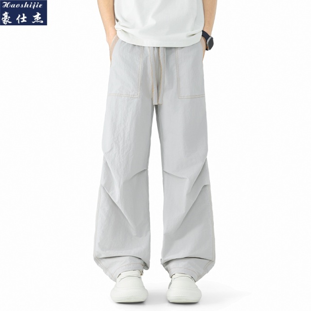 13685695.《轻薄透气》夏季新款舒适透气速干防晒休闲男直筒休闲裤