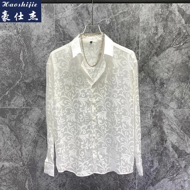 13686721.《时尚休闲舒适》秋季爆款男士长袖休闲时尚衬衫长袖上衣