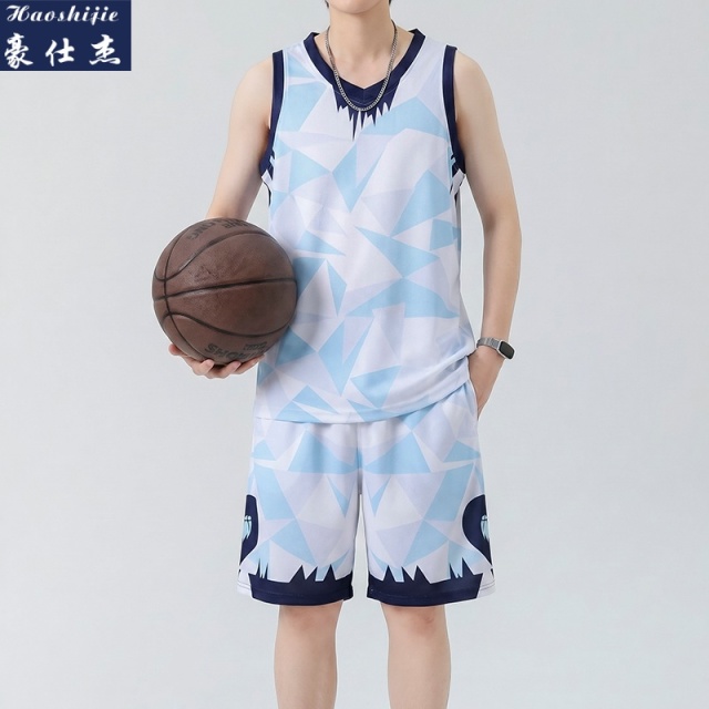 13685698.《速干透气》夏季新款篮球服背心套装男士休闲速干凉感运动套