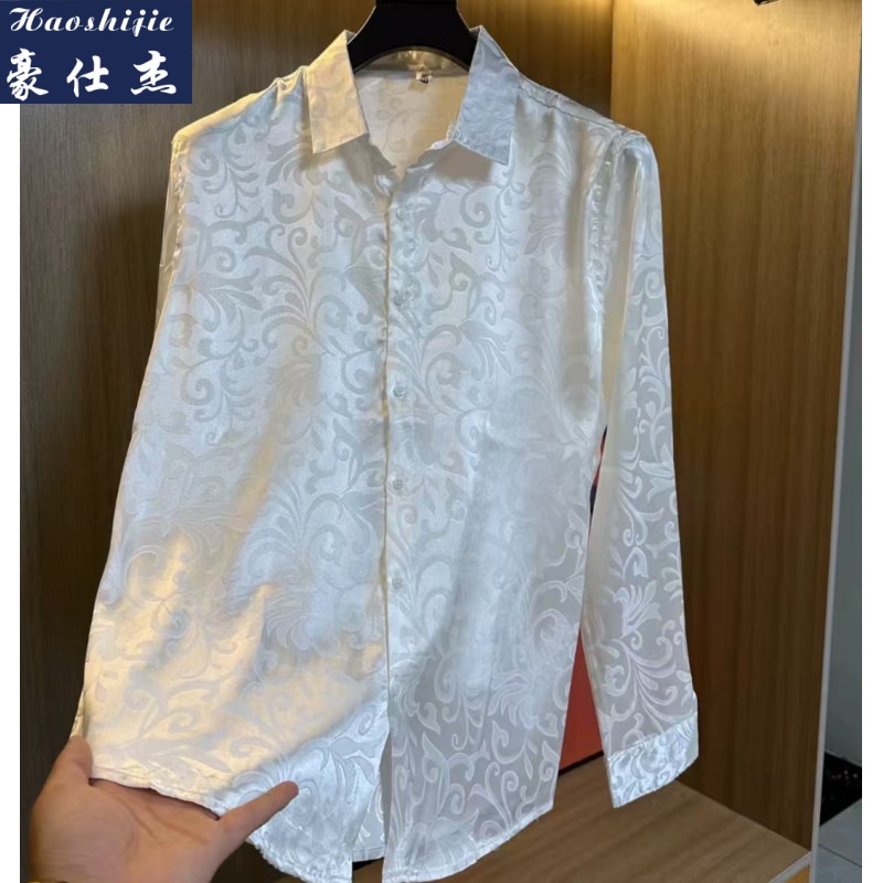 13686721.《时尚休闲舒适》秋季爆款男士长袖休闲时尚衬衫长袖上衣