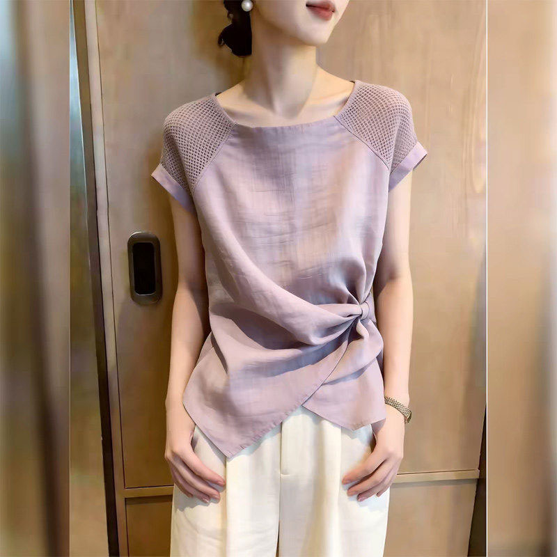 13695956.丹芙娅独特漂亮超好看上衣女2026年夏季新款高端设计感小众时尚气质女装