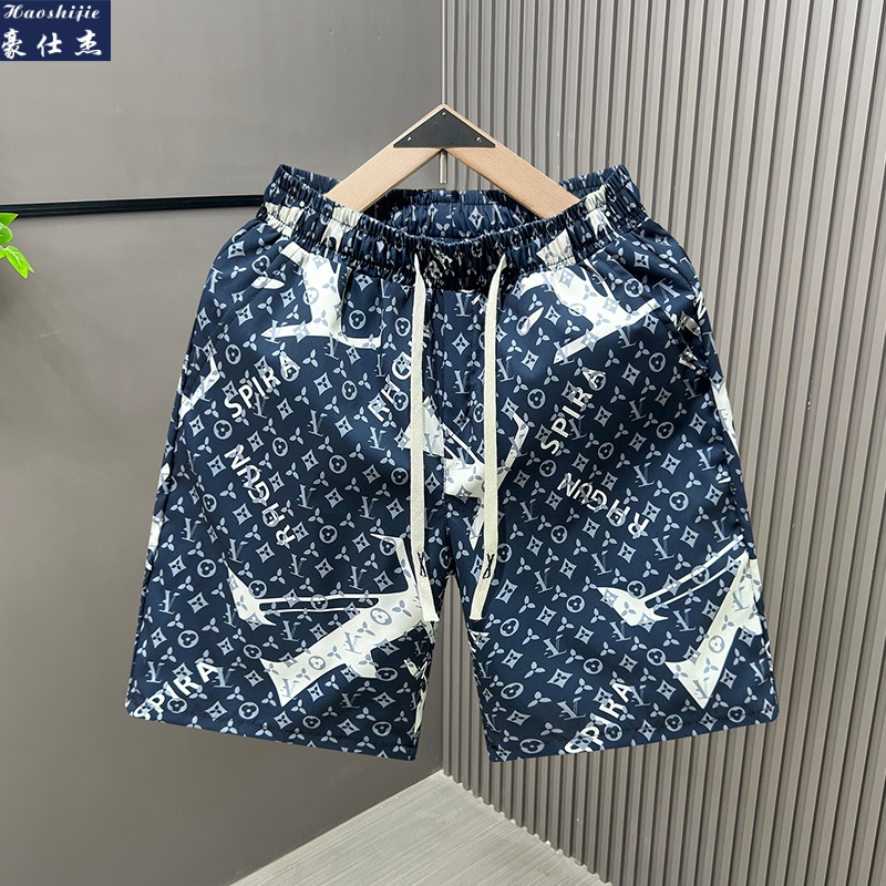 13700496.《简约时尚》夏季新款休闲短裤男百搭五分裤宽松沙滩运动裤