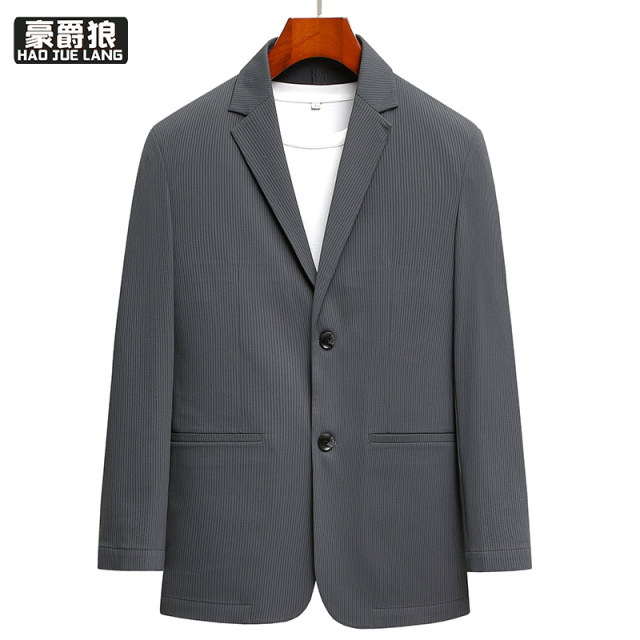 13703980.休闲西服男上衣单件高级感春季新款西装外套单西春秋男装便西