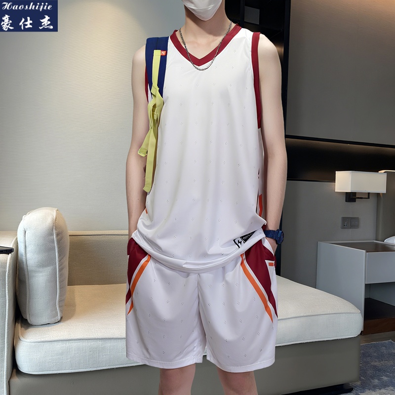13716436.《清凉宽松》夏季篮球服套装青少年男女比赛训练服速干队服