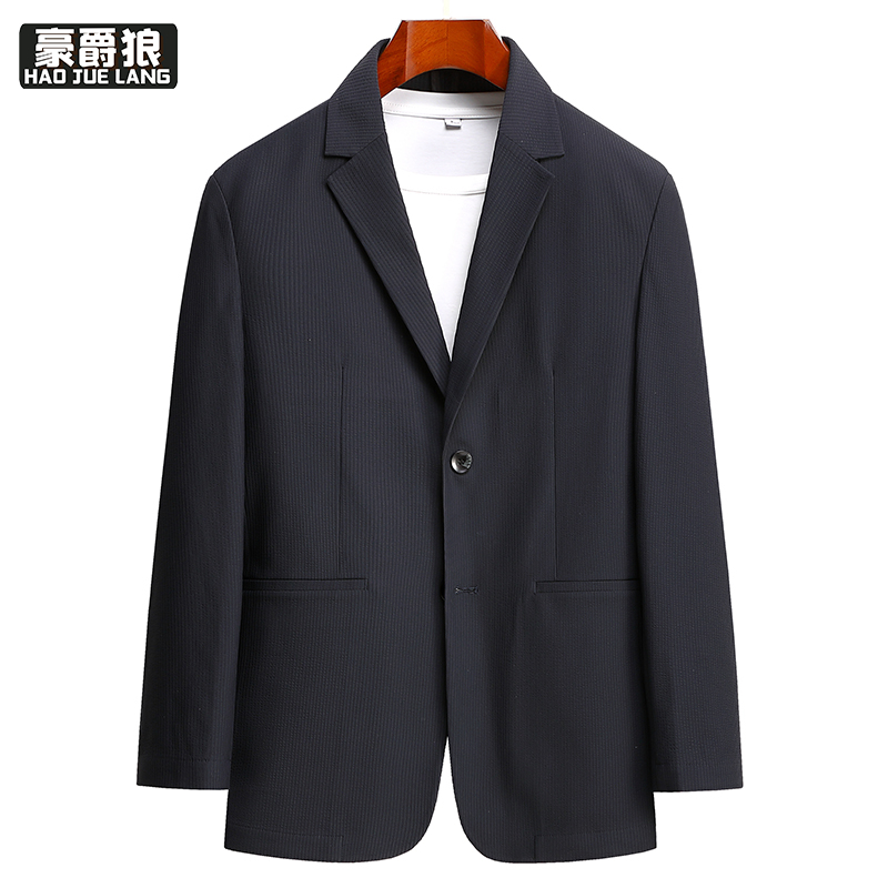 13703980.休闲西服男上衣单件高级感春季新款西装外套单西春秋男装便西