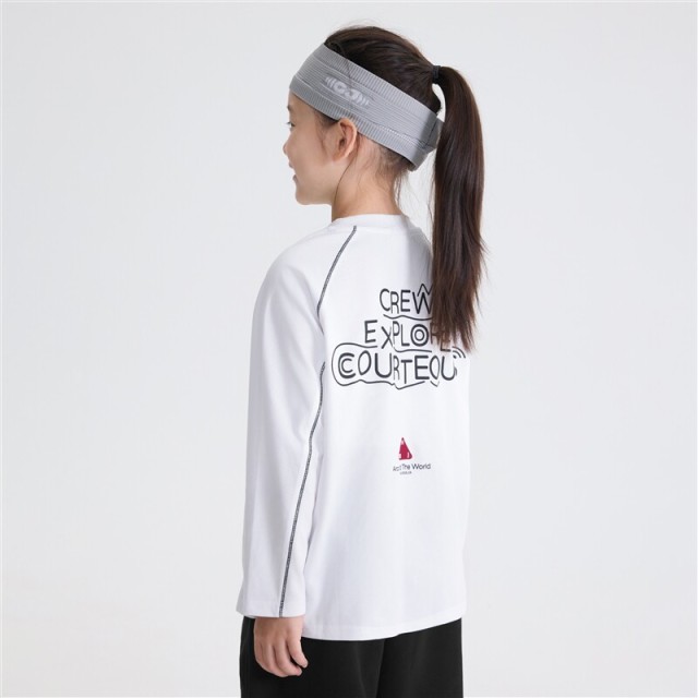 13728263.【7A抑菌速干T】海妈家女童吸湿快干长袖T恤2026秋款儿童圆领打底衫