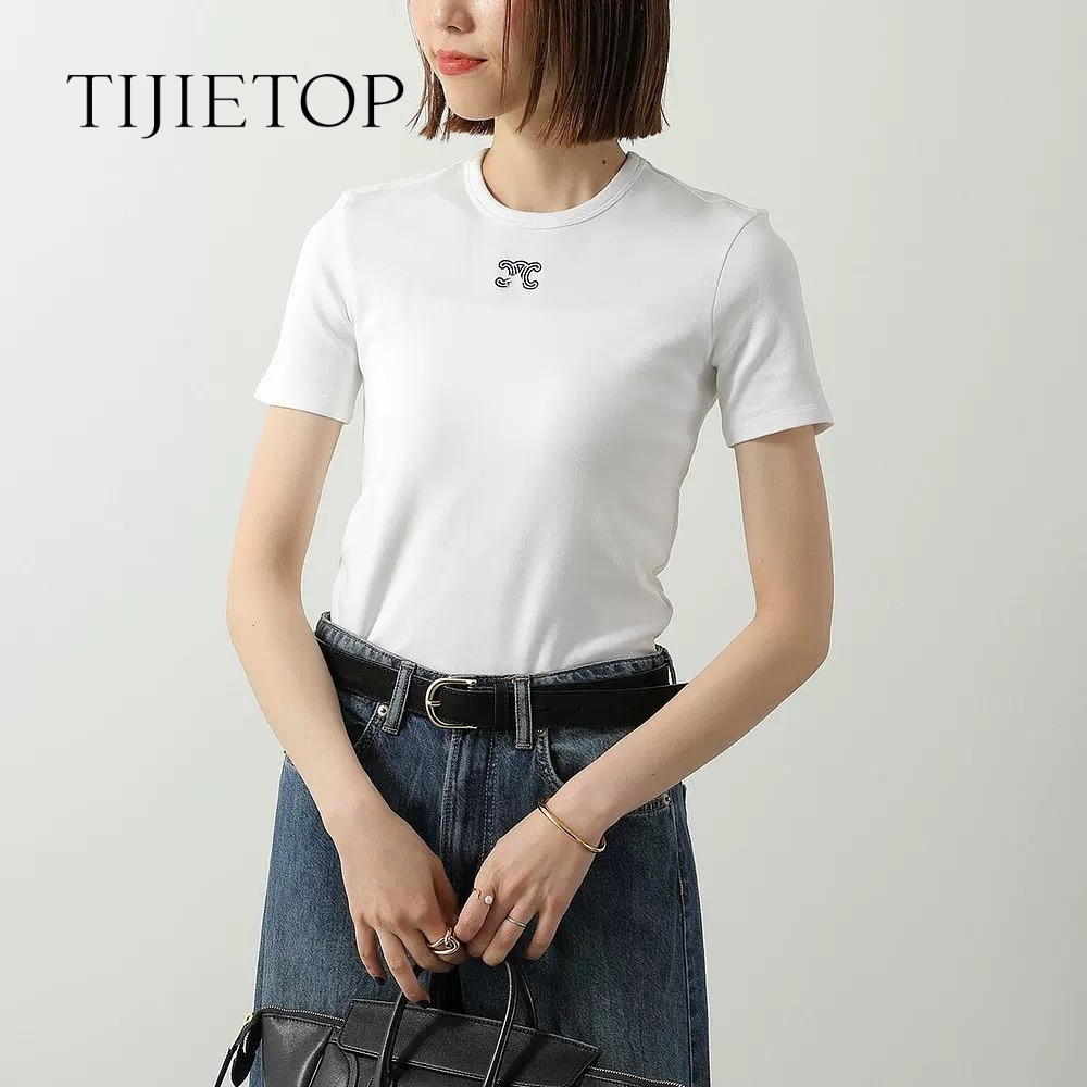 13288188.2026春夏新款高级感字母印花短袖T恤少女减龄辣妹百搭上衣 0201211485