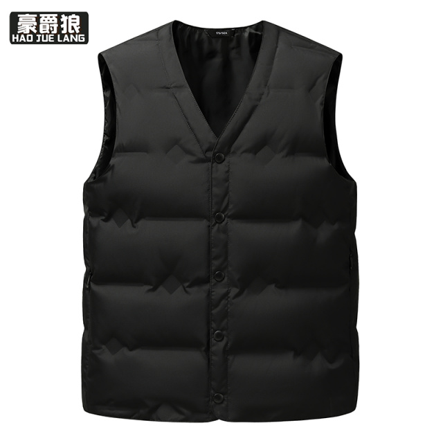 13722802.轻薄马甲男士冬季背心无袖坎肩羽绒服保暖立领潮流秋冬马夹外套