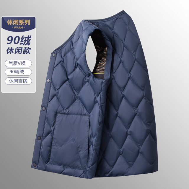 13725290.优选90绒秋冬外穿轻便羽绒马甲男