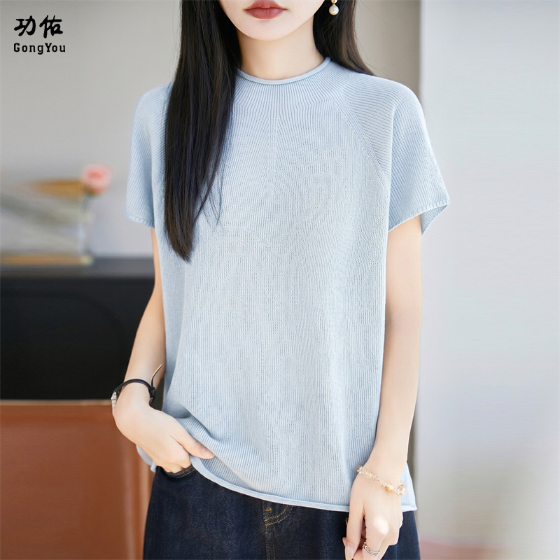 13728594.【功佑】一线成衣短袖针织衫