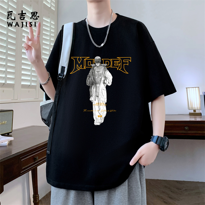 13728935.青少年夏季短袖t恤男孩初中高中学生纯棉半袖大童夏装体恤衫上衣