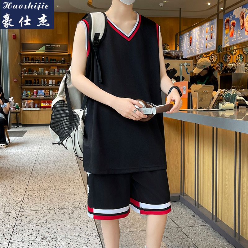 13736903.《清爽舒适》夏季篮球服套装篮球比赛训练服