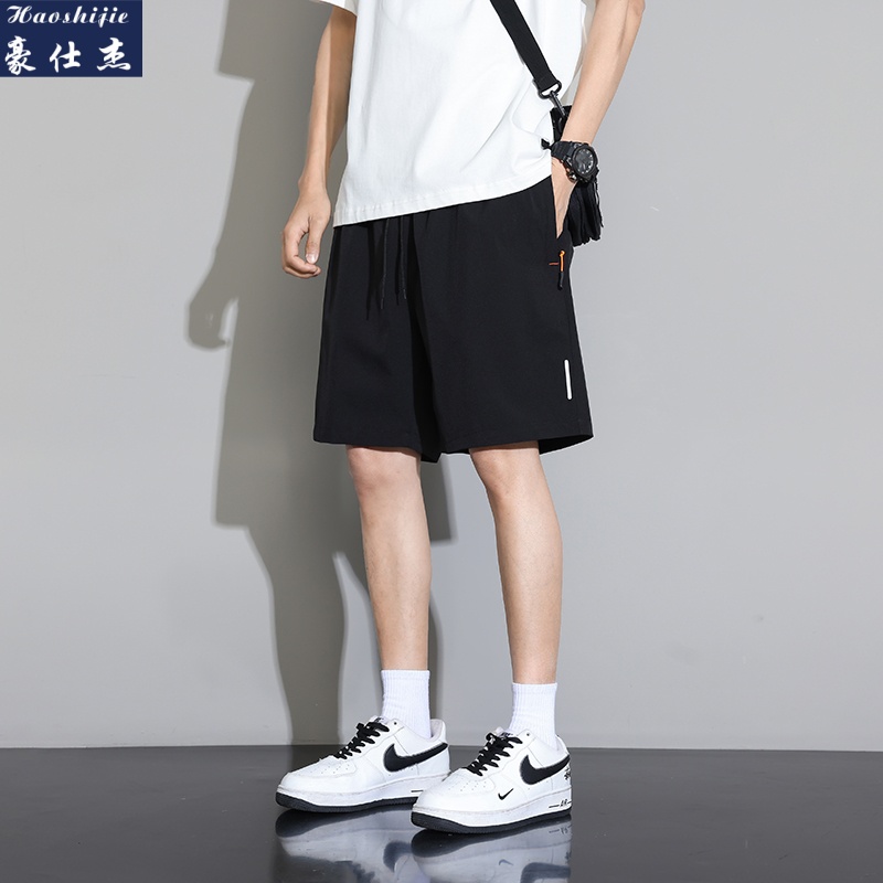 13736892.《简约百搭》夏季新款百搭潮流简约舒适透气冰丝休闲短裤