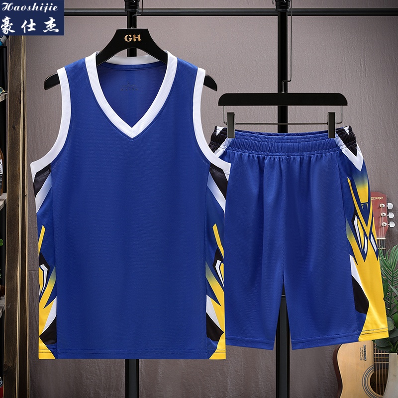 13736878.《休闲简约》夏季篮球服舒适透气套装男女比赛训练速干队服