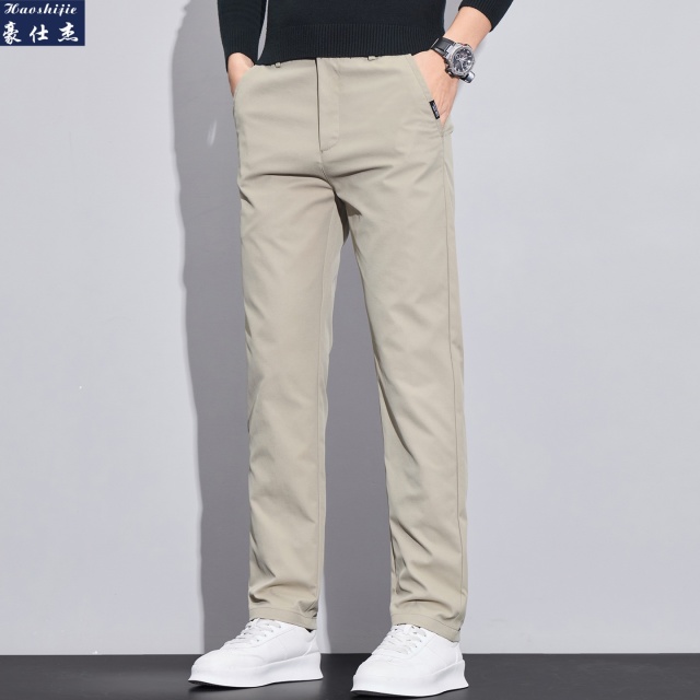 13736900.《简约时尚》秋冬爆款男士裤子潮流仿牛仔休闲裤修身休闲长裤子