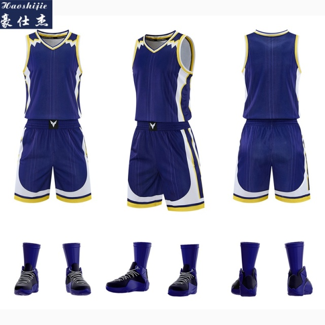 13736882.《休闲潮流》夏季新款篮球服套装男女生比赛训练运动服