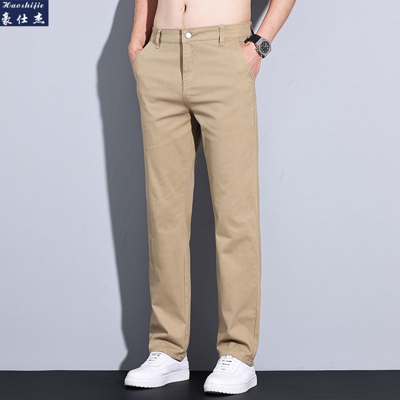 13736889.《百搭潮流》夏季新款男式时尚弹力休闲简约百搭男式休闲裤