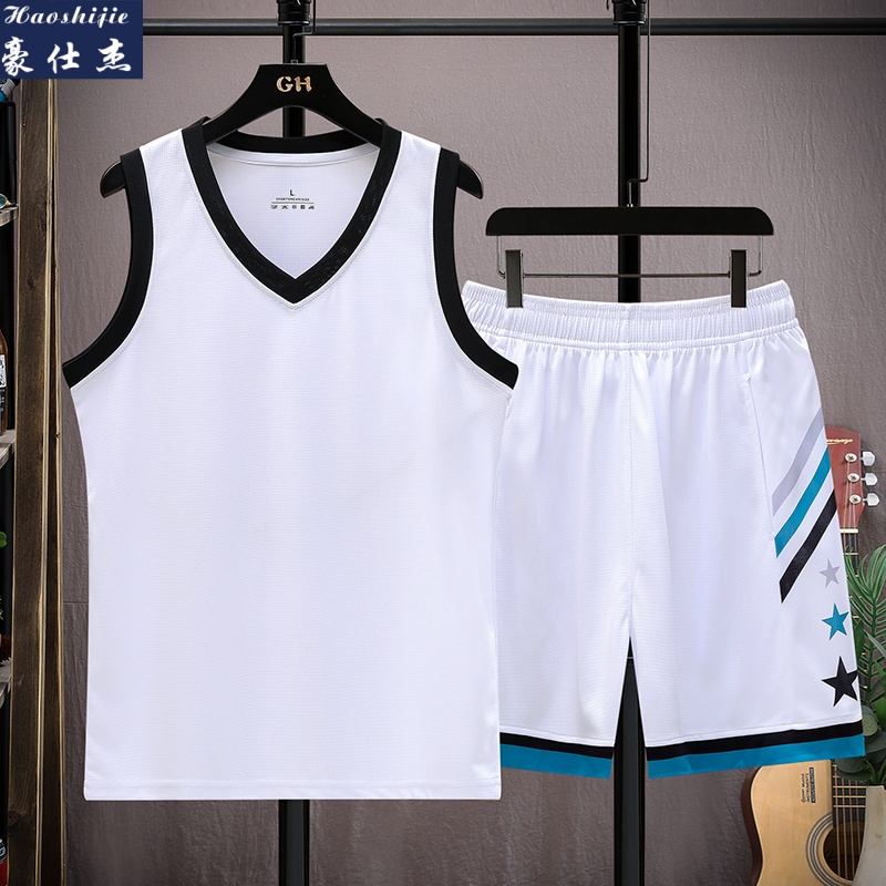13736911.《透气舒适》夏季新款篮球服套装男女篮球比赛训练速干队服