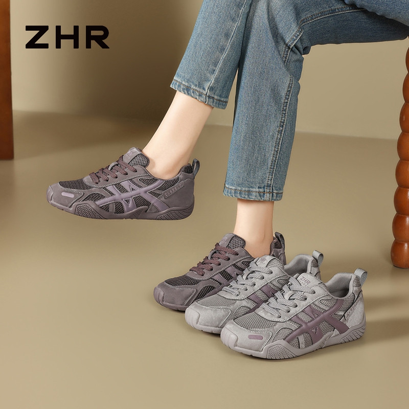 13748895.【ZHR则则】阿甘鞋圆头系带平底女鞋[猪皮软垫]