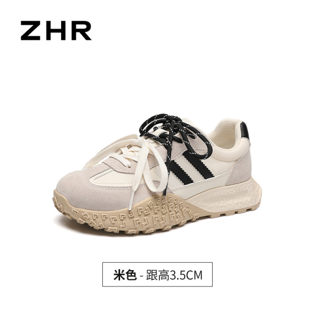 13748941.【ZHR则则】阿甘鞋圆头系带厚底女鞋[猪巴戈+雨伞布+超纤]