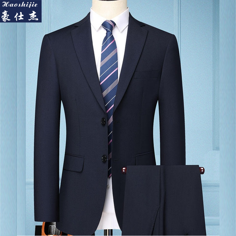 13749224.时尚轻奢抗皱男式西服套装
