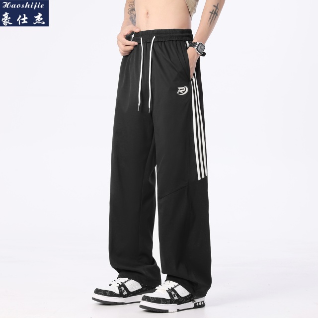 13751039.《休闲舒适》夏季新款休闲裤子男宽松百搭运动裤美式男裤