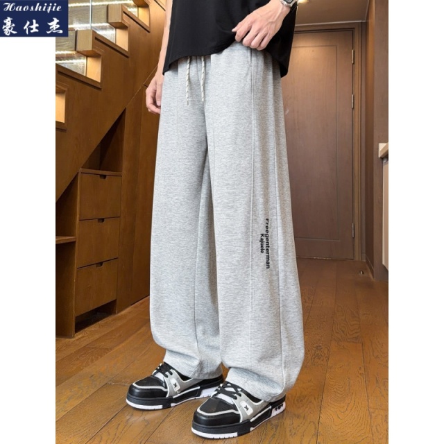 13749213.《休闲舒适》夏季新款百搭男宽松百搭卫裤子运动休闲裤