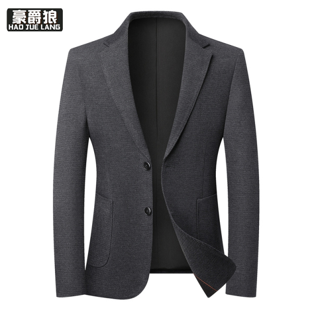13750979.男士商务西装秋冬新款休闲外套单西服通勤职业正装