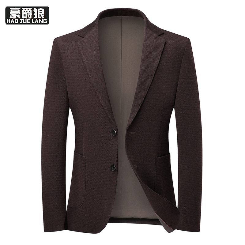 13750979.男士商务西装秋冬新款休闲外套单西服通勤职业正装