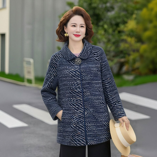 13756477.妈妈装仿水貂高级感时尚大衣J3JDY2868