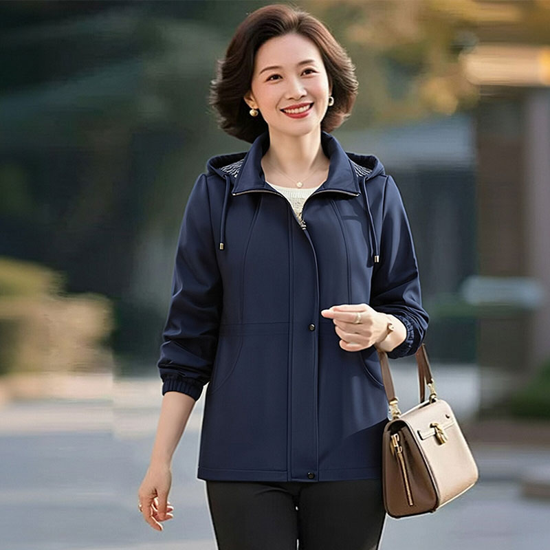 13756469.妈妈装帽子可拆休闲风衣外套J3XW26890