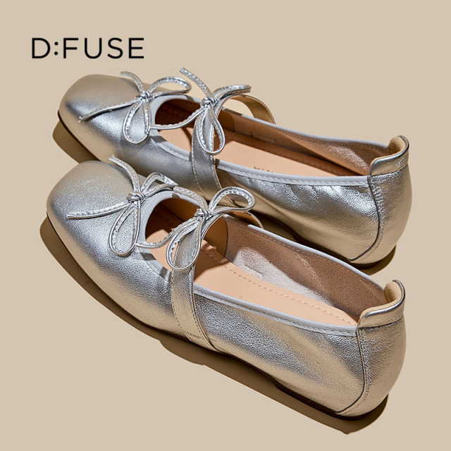 13756755.墨斯本D:Fuse/迪芙斯真皮垫玛丽珍鞋新款潮流时尚舒适轻便透气女式单鞋星期六集团DFE111133J