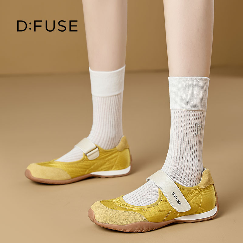 13756758.墨斯本D:Fuse/迪芙斯羊皮垫玛丽珍鞋新款潮流时尚舒适轻便透气女式单鞋星期六集团DFE111136J