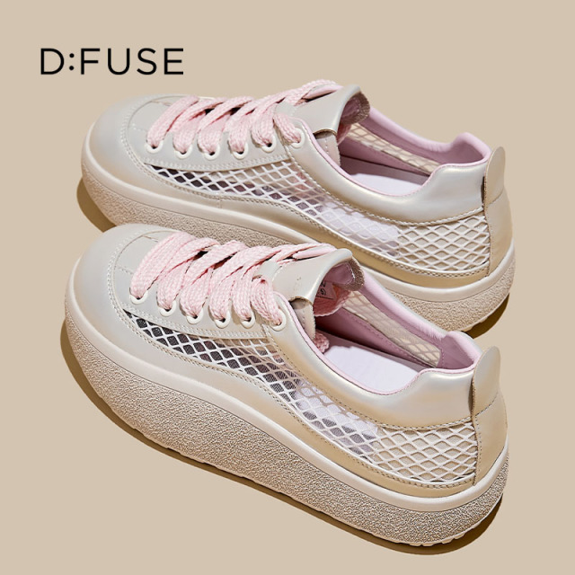 13756762.墨斯本D:Fuse/迪芙斯新款潮流时尚百搭舒适轻便透气休闲女鞋星期六集团DFE111259J