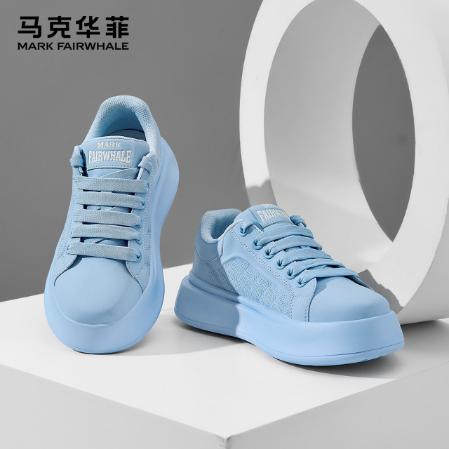 13774532.男鞋夏季薄款透气运动板鞋男潮流百搭户外休闲鞋男厚底软底小白鞋