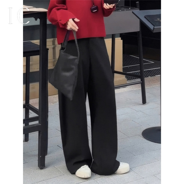 13789888.宽松显瘦舒适阔腿休闲裤