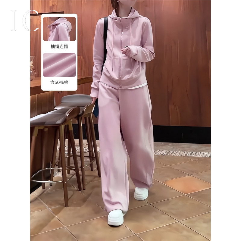 13789873.宽松连帽休闲运动套装