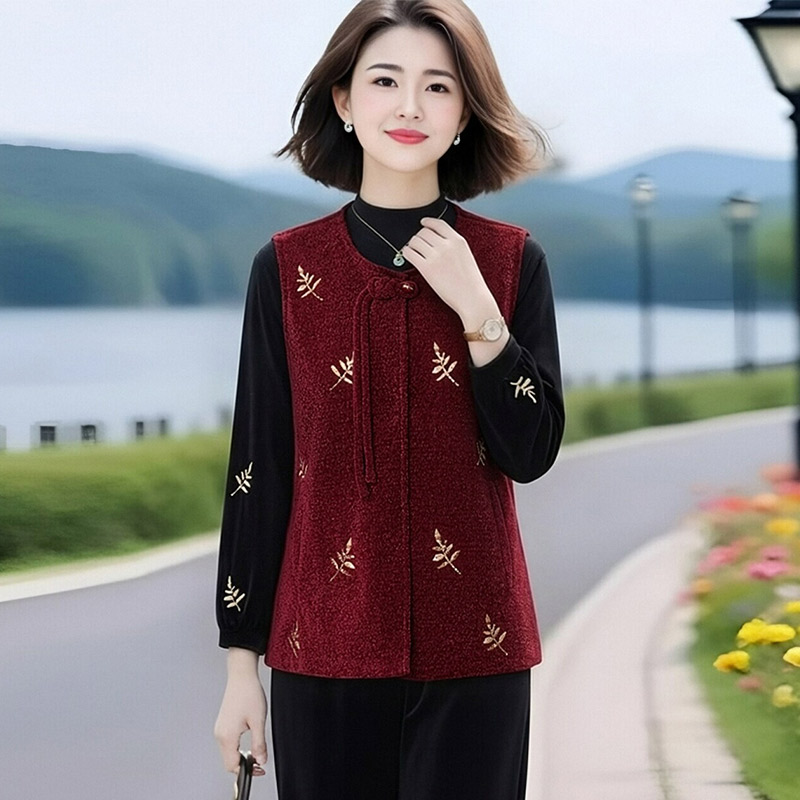 13800247.妈妈装中式国风刺绣马甲Q8HYSJ26366