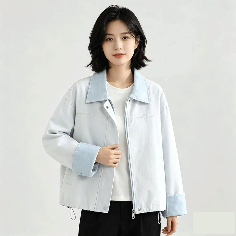 13800777.妈妈装高级感时尚翻领外套B8H526