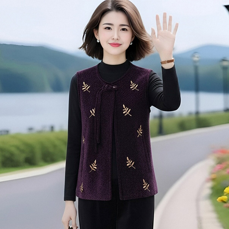 13802197.妈妈装中式国风刺绣马甲J8HYSJ26366