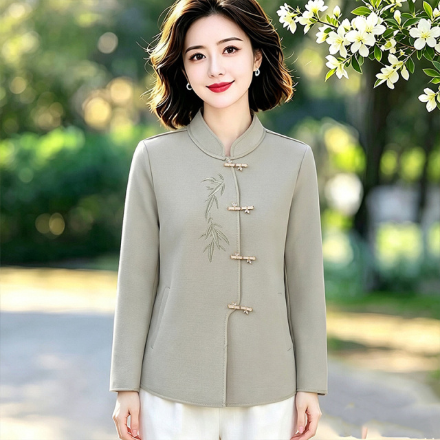 13802183.妈妈装中式国风刺绣时尚外套J8HKM322