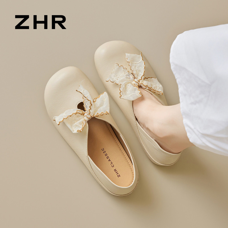 13823038.【ZHR则则】勃肯鞋圆头套脚平底女鞋[猪皮软垫]