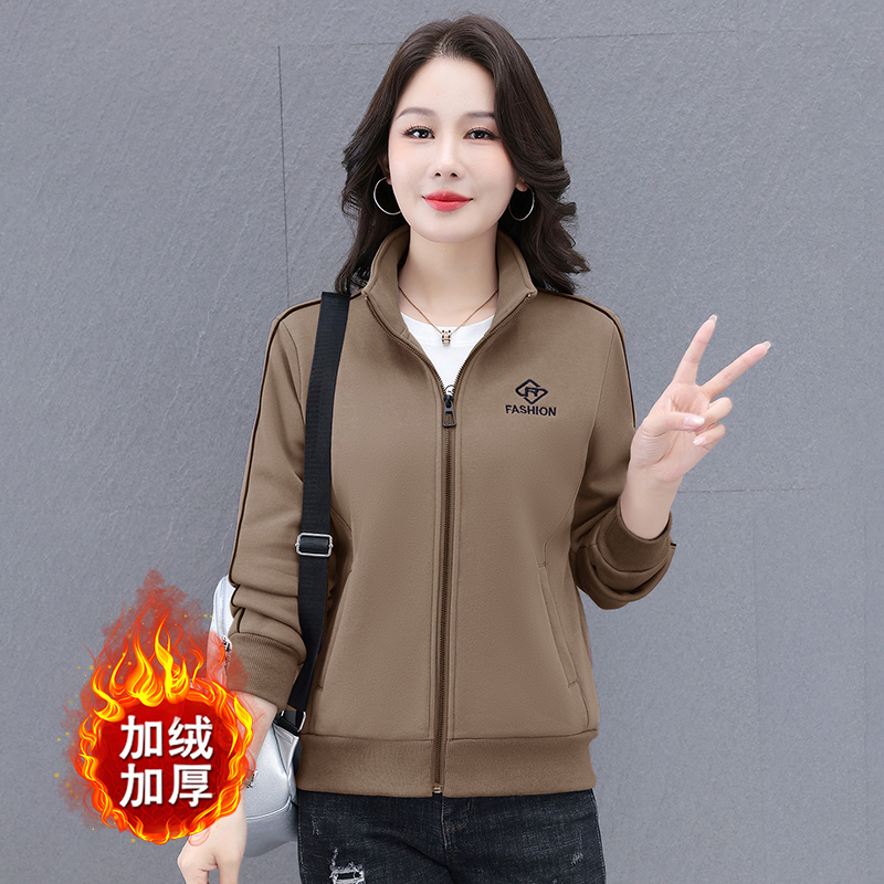 13832023.七玻威秋冬上新女式立领时尚百搭外套【七玻威女装QD】