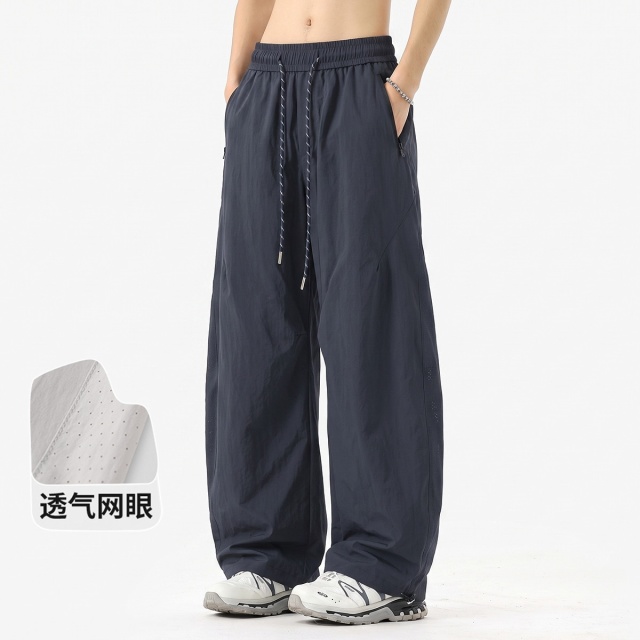 13842754.UDG【天然纤维】夏季轻薄宽松休闲裤潮流亲肤长裤男户外运动裤