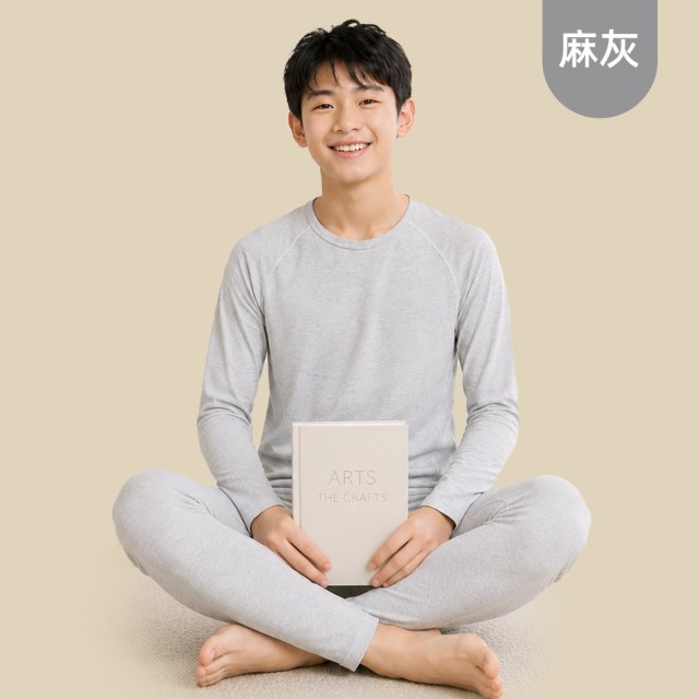13847840.猫人儿童纯棉秋衣秋裤男女童a类薄款修身保暖内衣套装