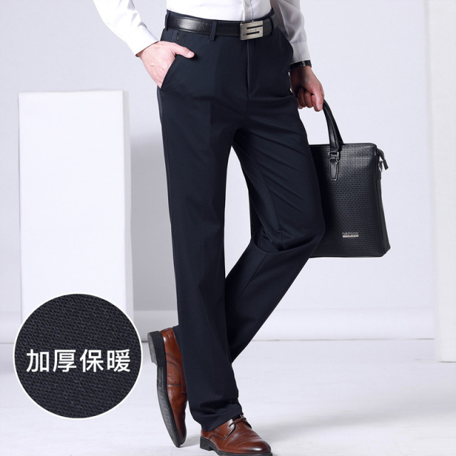 7197458.鳄鱼恤专柜款秋冬四季商务合体弹力舒适男士休闲裤男