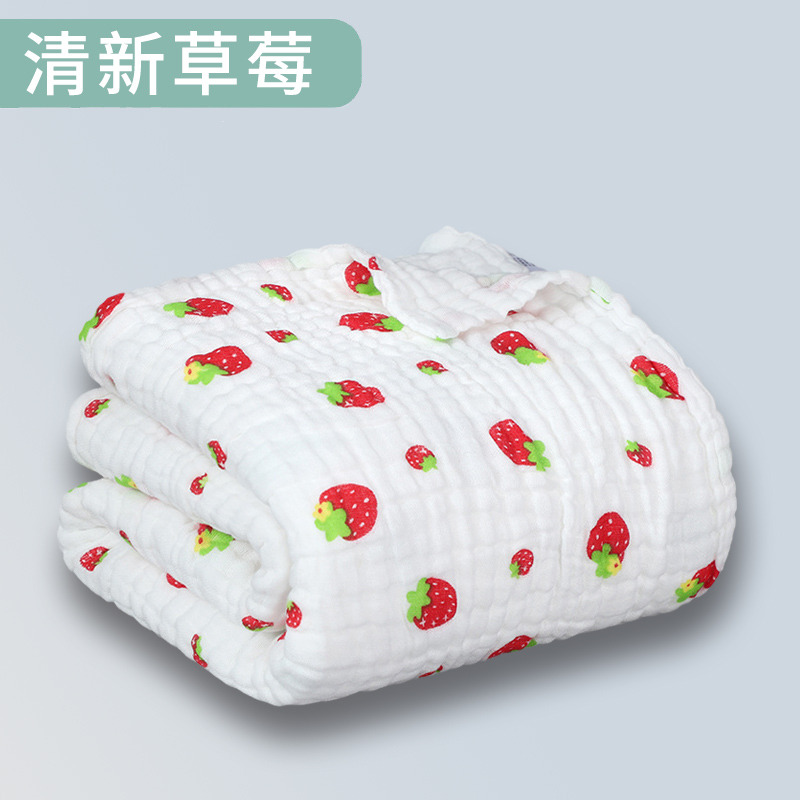 12327741.洁丽雅一条婴儿浴巾宝宝纯棉纱布浴巾超柔吸水大毛巾儿童被子裹巾毛巾