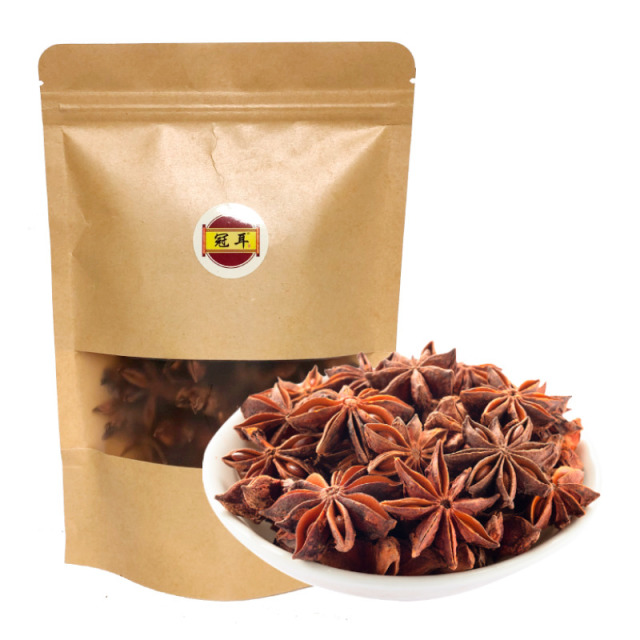 12697948.冠耳 八角大料80g 茴香广西特产大茴香无硫调料香辛料卤料调味炖料
